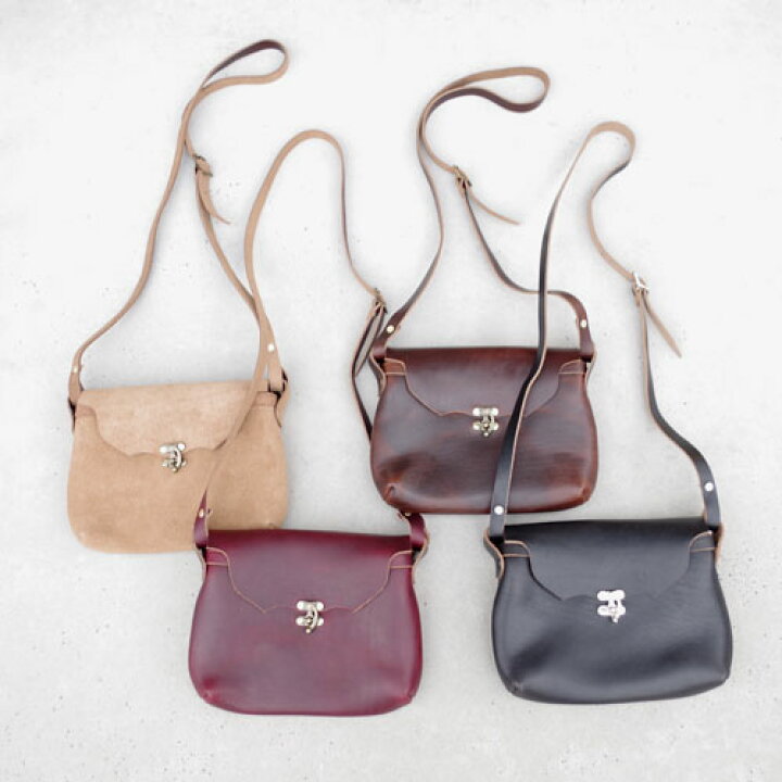 楽天市場】FERNAND LEATHER Horizontal Latch Pouch/M : C-G