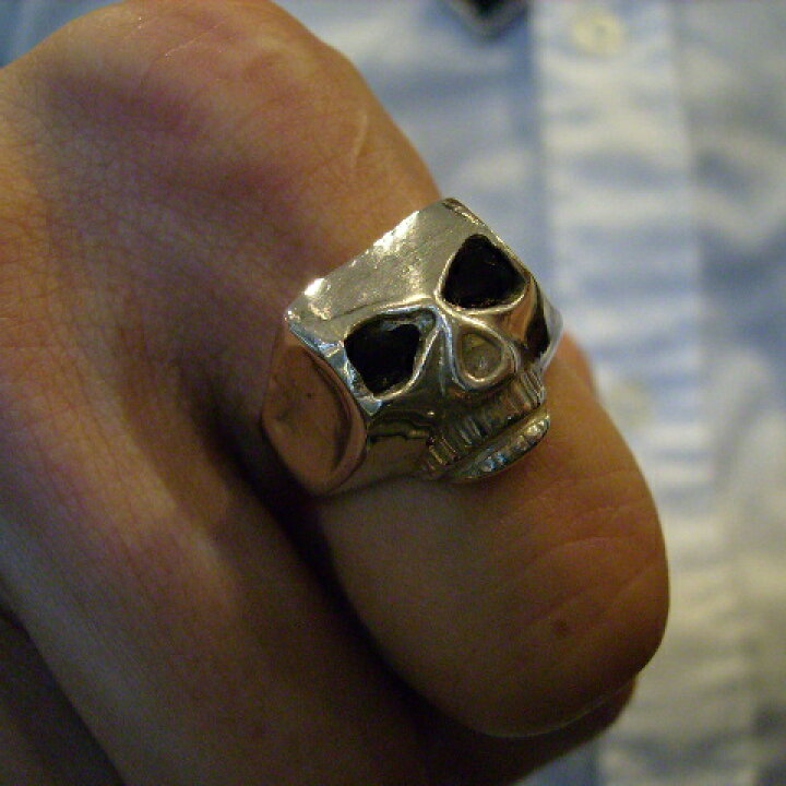 楽天市場】JIM SKULL RING-SE - オニキス - : C-G