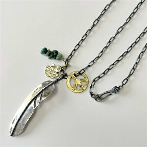 Xm[}ڍ@񒅗pf Atease XL FEATHER SET NECKLACE