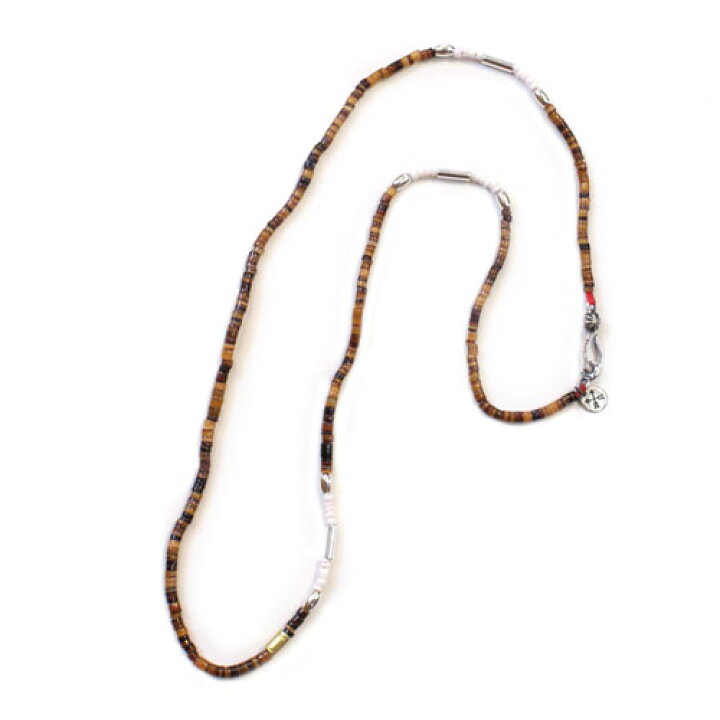楽天市場】Atease SILVER & SHELL BZ NECKLACE BLACK : C-G