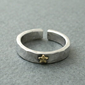 Atease K18 GOLD STAR STUDS RING