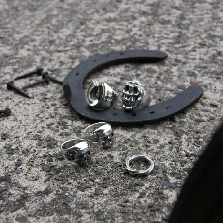 楽天市場】mollive HeavyOZ HEAVY SKULL RING STAY GOLD : C-G