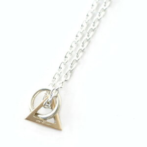 mollive K10 TRIANGLE & SV CIRCLE NECKLACE