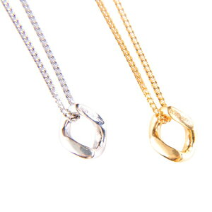 mollive Heavy Oz MEMENTO MORI SILVER NECKLACE SMALL COATING.