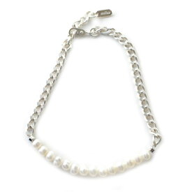 なにわ男子・大西流星さん着用モデル mollive SILVER CHAIN BRACELET PEARL