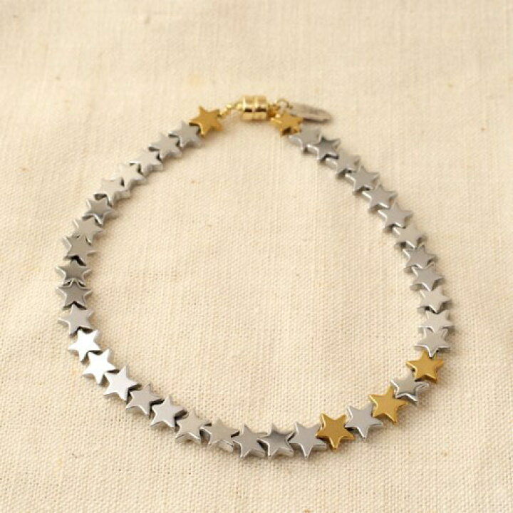 楽天市場】mollive HEMATITE STAR BRACELETスノーマン目黒蓮さん着用 