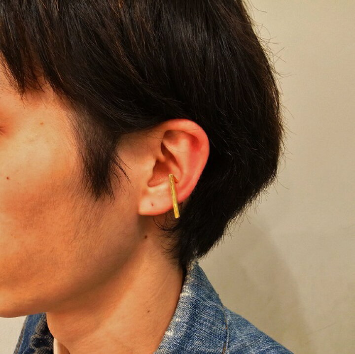 アーティスト多数着用mollive・TRIANGLE EAR CUFF ユニセックス シルバー ゴールド