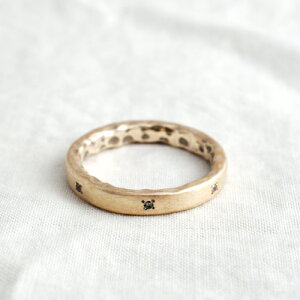 mollive FLAT 10K SLENDER PEACE RING