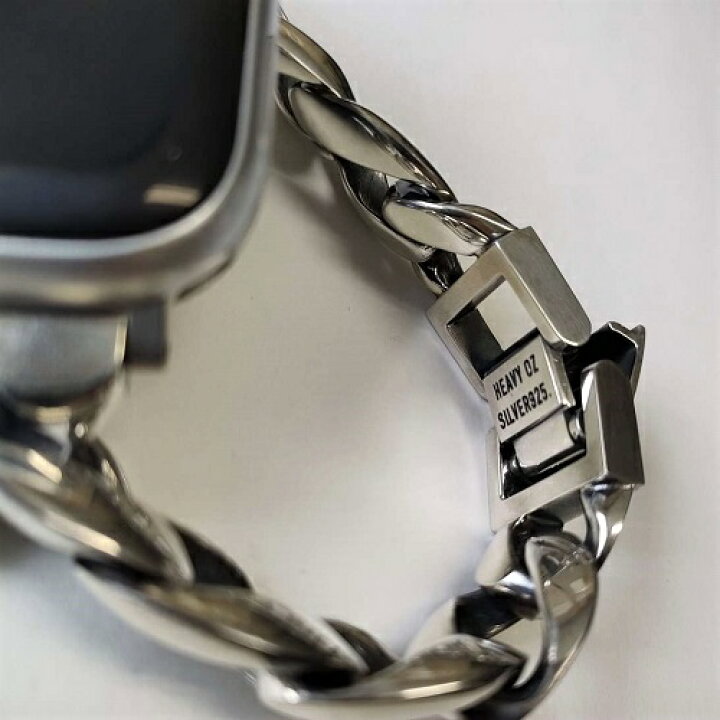 楽天市場】mollive Heavy Oz APPLE WATCH BAND SILVER925 BRACELET(名 
