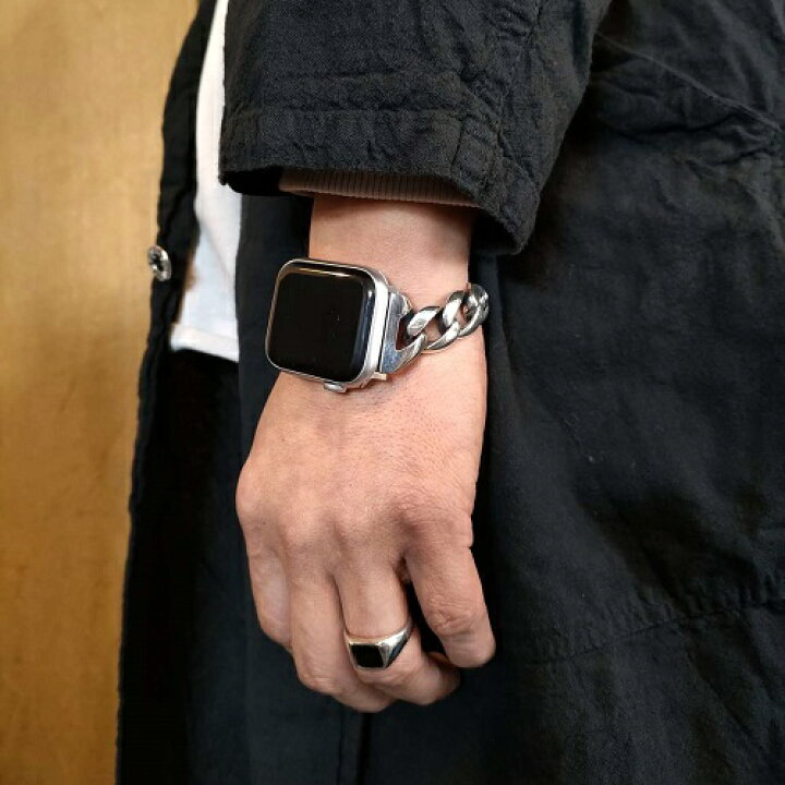 楽天市場】mollive Heavy Oz APPLE WATCH BAND SILVER925 BRACELET(名 