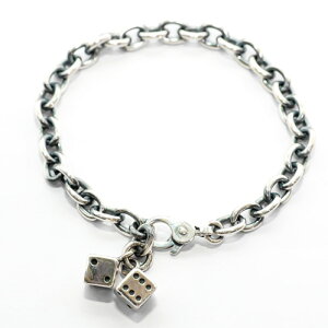 mollive Heavy OZ GAMBLER W DICE CHAIN BRACELET SV925