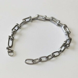 MOLLIVE STAINLESS STEEL LINK BRACELET.Xm[}ڍ@񒅗pf