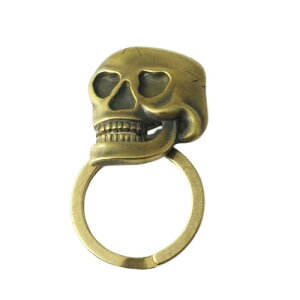 VIN�fS SKULL KEY-RING�ʒ����U�[��BR