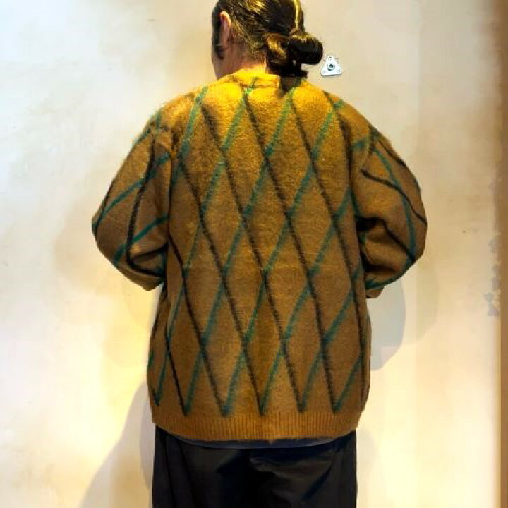 メンズファッション タウンクラフト TOWN CRAFT モヘアニットカーディガン シャギー モヘヤ カートコバーン ビンテージ
