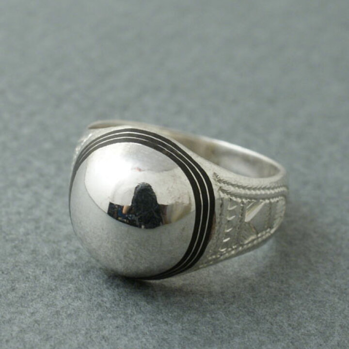 楽天市場】TUAREG SILVER JEWELRY ROUND COLLEGE RING : C-G