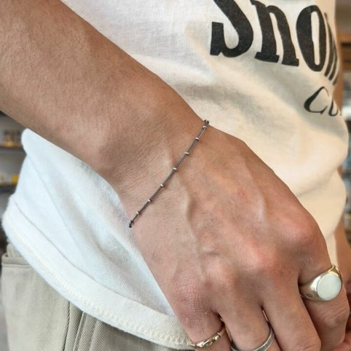 楽天市場】 VANTIQUE BEADS CHAIN BRACELET : C-G