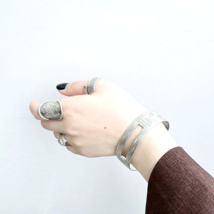 楽天市場】Vantique TUAREG SILVER BRACELET HOLE : C-G