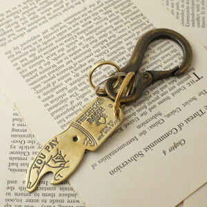 Xm[}ڍ@񒅗pfEVantique YOU PAY SPINNER KEY HOLDER