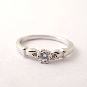 Vantique CLADDAGH ENGAGEMENT RING-PT900
