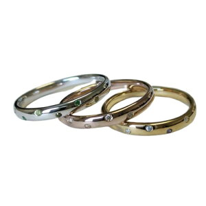 VANTIQUE VINTAGE STYLE GRADATION 7 STARS RING.�X�m�[�}���[�V�C�Ƃ��񒅗p���f���B