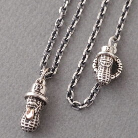 Peanuts&Co.　MEDIUM BERO PEANUTS/Silver×K10PG＋PEANUTS CHAIN/Silver