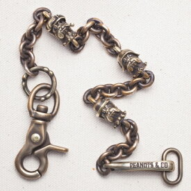 Peanuts&Co.　BULL WALLET CHAIN/Brass