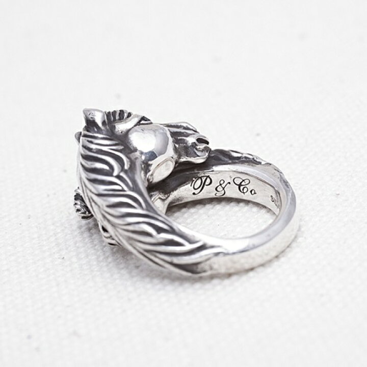 楽天市場】Peanuts＆Co. HORSE PINKY RING SILVER : C-G ピーナッツピンキー様