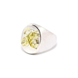 Peanuts＆Co. SIGNET RING S/K18×Silver