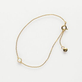 RESOL milky opal bracelet SV925(Gold coating)