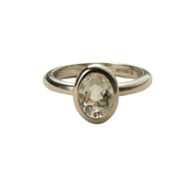 RESOL white quartz dew ring SV925