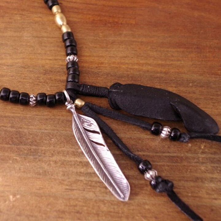 楽天市場】Rooster King & Co.×LYNCH SILVERSMITH FEATHER NECKLACE CG 