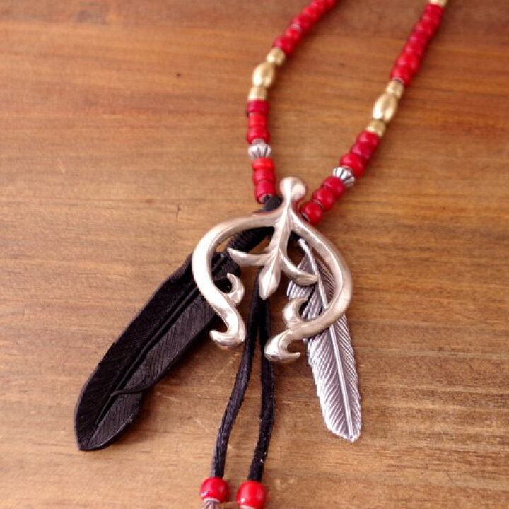 楽天市場】Rooster King & Co.×LYNCH SILVERSMITH FEATHER NECKLACE 