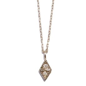 Rusty Thought Symmetry Diamond Necklace