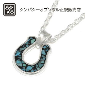 ポイント5倍！SYMPATHY OF SOUL Horseshoe Inlay Necklace