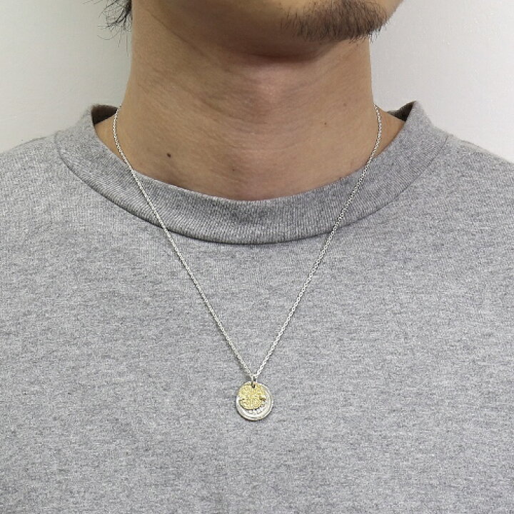 楽天市場】SYMPATHY OF SOUL B.C. Coin Necklace / Hope Sun - Silver 