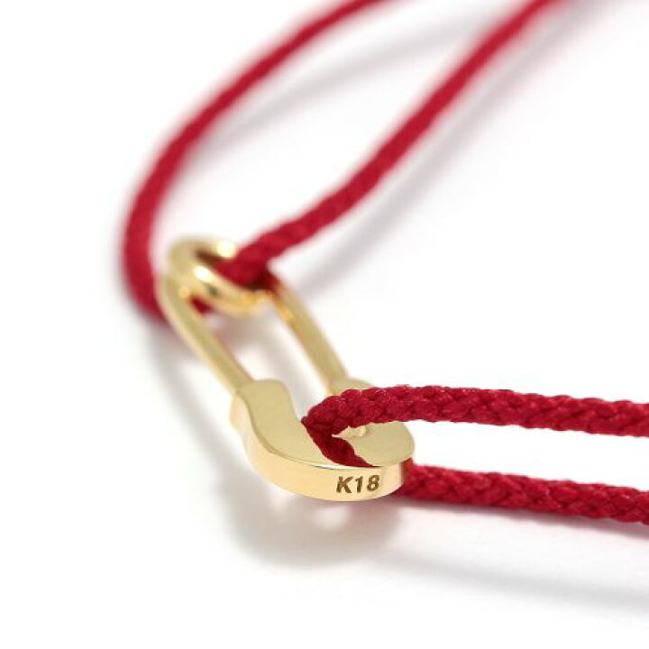 楽天市場】SYMPATHY OF SOUL Safety Pin Cord Bracelet - K18Yellow 