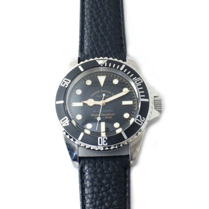 楽天市場】VAGUE WATCH Co.・GRY FAD Depths Black・レザーベルトCG 