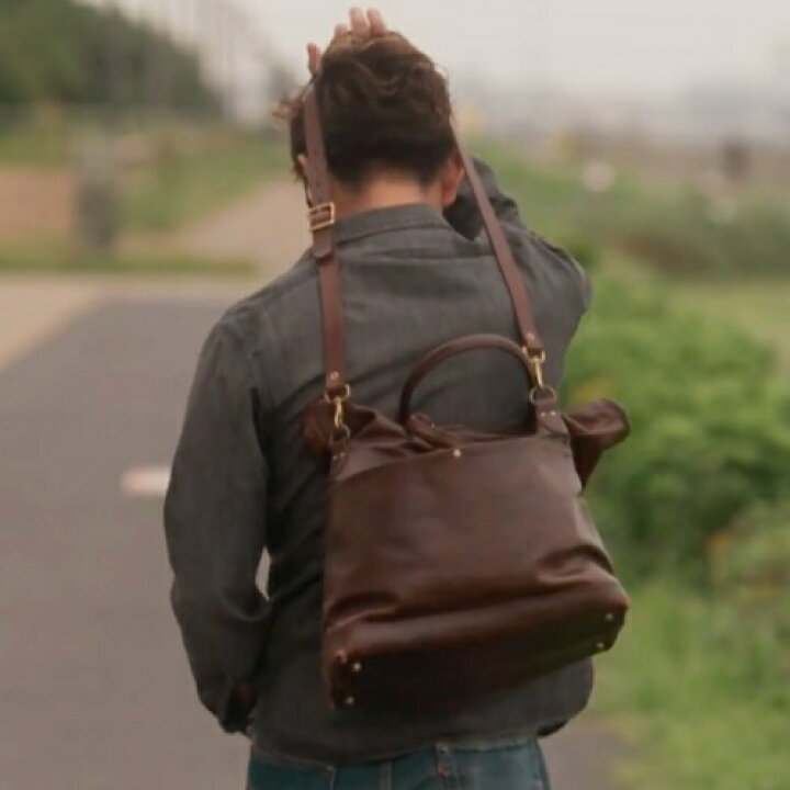 楽天市場】ポイント5倍！vasco LEATHER NELSON 2WAY BAG / BROWN 木村 