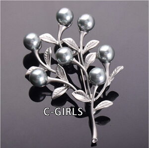 送料無料 冠婚葬祭 真珠 大粒パール7粒 ブローチ 花珠級貝パールブローチ フラワー 花 母の日 七五三結婚式ウエディング ブラック 最安値に挑戦 全品ギフトラッピング ギフト プレゼント 贈