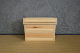 茶箱10k　前田工房　サイズ43cm×29cm×31cm　日本製　静岡県産杉　職人の手仕事　防虫防湿　トタン　木箱　お茶の保存　米びつ　乾物の保存　機密機器の保管　和モダンギフト　収納インテリア　長く使える