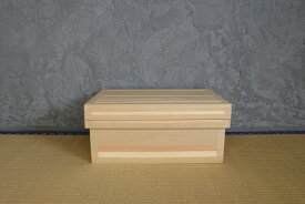 茶箱15ks　前田工房　サイズ47cm×34cm×21cm　日本製　静岡県産杉　職人の手仕事　防虫防湿　トタン　木箱　お茶の保存　米びつ　乾物の保存　機密機器の保管　和モダンギフト　収納インテリア　長く使える