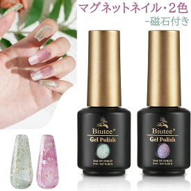 【冬得セールx10%OFF券】 Biutee マグネットネイル 2色 8ml 磁石付き UVLED対応 マグネットネイル キラキラ カラージェル ジェルネイル ダイヤモンドジェル キャツアイジェル キャッツアイジェル 眩しい カラージェルネイル アートジェル 母の日