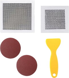 【冬得セールx10%OFF券】 SEISSO リペアプレート 2枚＆2サイズセット 壁穴補修キット 壁の穴埋め 穴埋め2枚 壁 補修 壁の穴ふさぎ サンドペーパー付き ヘラ付き 説明書付き (15*15cm+10*10cm)(10*10cm+5*5cm)