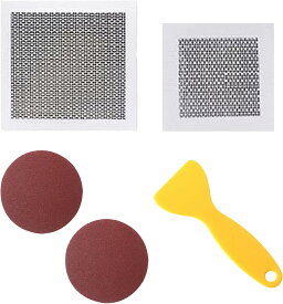 【冬得セールx10%OFF券】 SEISSO リペアプレート 2枚セット 壁穴補修キット 壁の穴埋め 穴埋め15*15cm（アルミ板:10*10cm）、穴埋め20*20cm（アルミ板:15*15cm） 壁 補修 壁の穴ふさぎ サンドペーパー付き ヘラ付き 説明書付き