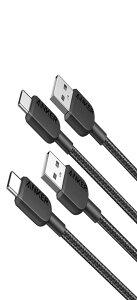 y2{ZbgzAnker 310 ϋviC USB-C & USB-A P[u USB 2.0 tXs[h[d iPhone 15 Galaxy LG AndroideΉ (0.9m 2{Zbg)