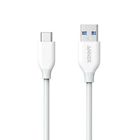 Anker USB Type C ケーブル PowerLine USB-C & USB-A 3.0 ケーブル Phone 15 /15 Pro /15 Plus/Xperia/Galaxy/LG/iPad Pro/MacBook その他 Android 等 USB-C機器対応 テレワーク リモート 在宅勤務 0.9m ホワイト