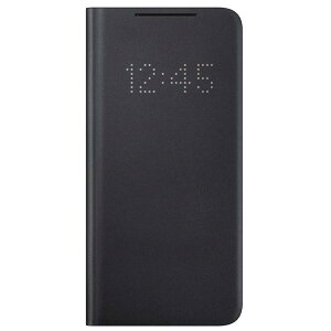 Galaxy S21 5G LED�r���[ �P�[�X SMART LED VIEW COVER EF-NG991 �u���b�N