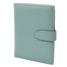 my&G お薬手帳ケース 本革 【レザーソムリエ監修】 母子手帳ケース 大容量 (グリーン)