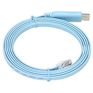 KAUMO CONSOLE(RJ45) USB�ϊ� �R���\�[���P�[�u�� (�u���[ 1.8m FTDI�`�b�v)
