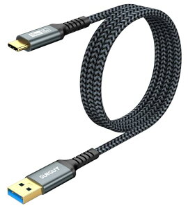 SUNGUY USB Type C P[u 1M USB3.1 Gen2 10Gbps f[^] ^Cv c [d USB-A to USB-C bLRlN^ Android AutoΉ iC҂ ϋv iPhone16/15V[Y/Galaxy S24 ultra/iPad Pro/iPad air 5
